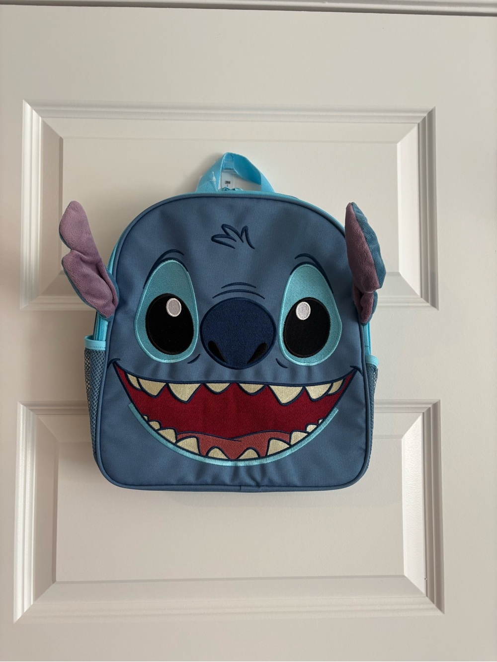 Disney Kids Stitch Face Backpack - Blue & Red